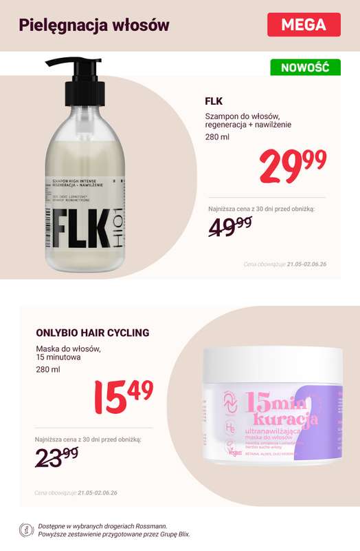Rossmann - gazetka promocyjna Nowe MEGA PROMOCJE - od 21.05 od soboty 23.05 do wtorku 02.06 - strona 12