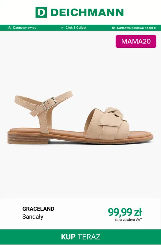 Deichmann - gazetka promocyjna -20% na nieprzecenione buty damskie od 149 zł w Deichmann PLUS od piątku 22.05  - strona 4