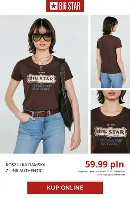 BIG STAR - gazetka promocyjna Wyprzedaż do -30% dla niej od piątku 22.05  - strona 3