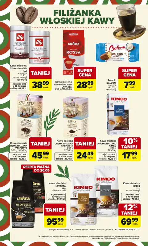 Carrefour - gazetka promocyjna Gazetka Kuchnia Włoska  do soboty 30.05 - strona 12