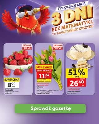 Auchan - gazetka promocyjna Oferta 3-dniowa od poniedziałku 25.05 do środy 27.05
