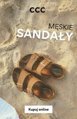 CCC - gazetka promocyjna Sandały męskie od soboty 23.05 do środy 03.06