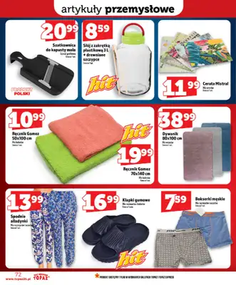 TOPAZ - gazetka promocyjna Nowa gazetka od czwartku, 28.05 od czwartku 28.05 do wtorku 02.06 - strona 72