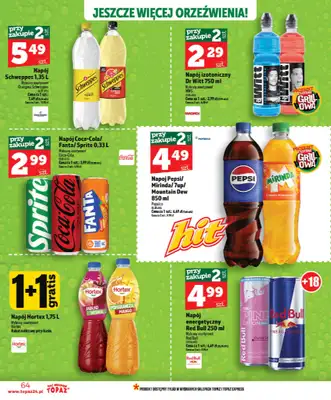 TOPAZ - gazetka promocyjna Nowa gazetka od czwartku, 28.05 od czwartku 28.05 do wtorku 02.06 - strona 64