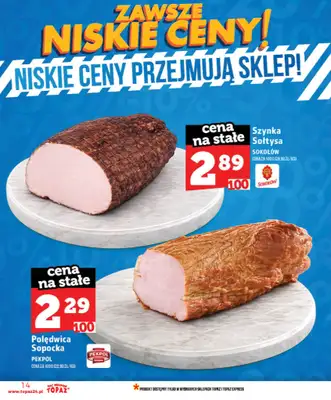TOPAZ - gazetka promocyjna Nowa gazetka od czwartku, 28.05 od czwartku 28.05 do wtorku 02.06 - strona 14