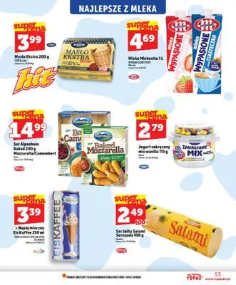 TOPAZ - gazetka promocyjna Nowa gazetka od czwartku, 28.05 od czwartku 28.05 do wtorku 02.06 - strona 53