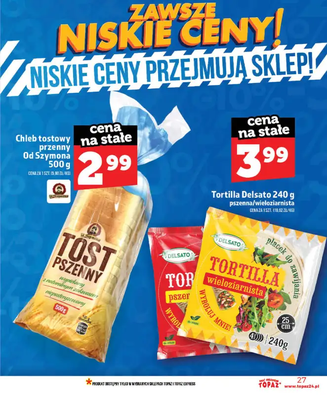TOPAZ - gazetka promocyjna Nowa gazetka od czwartku, 28.05 od czwartku 28.05 do wtorku 02.06 - strona 27