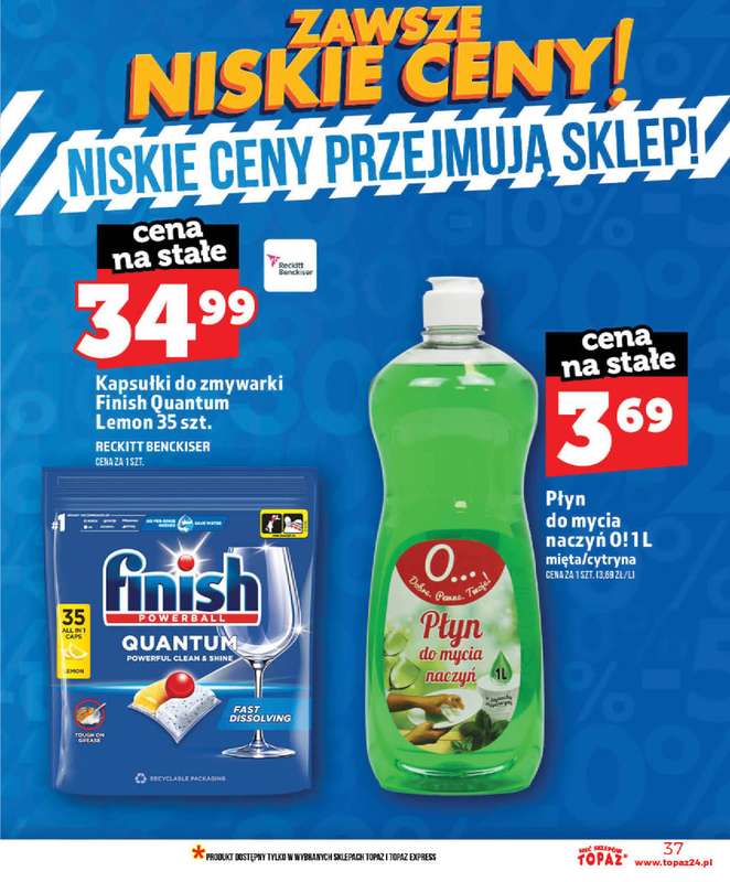 TOPAZ - gazetka promocyjna Nowa gazetka od czwartku, 28.05 od czwartku 28.05 do wtorku 02.06 - strona 37