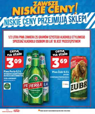 TOPAZ - gazetka promocyjna Nowa gazetka od czwartku, 28.05 od czwartku 28.05 do wtorku 02.06 - strona 34