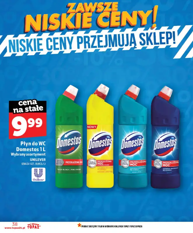 TOPAZ - gazetka promocyjna Nowa gazetka od czwartku, 28.05 od czwartku 28.05 do wtorku 02.06 - strona 38