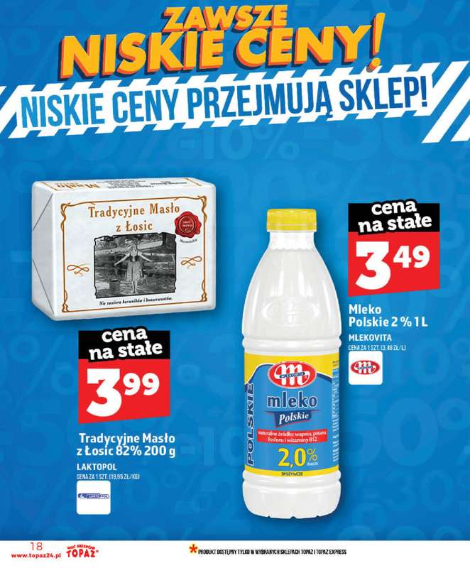 TOPAZ - gazetka promocyjna Nowa gazetka od czwartku, 28.05 od czwartku 28.05 do wtorku 02.06 - strona 18