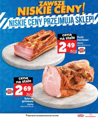 TOPAZ - gazetka promocyjna Nowa gazetka od czwartku, 28.05 od czwartku 28.05 do wtorku 02.06 - strona 15