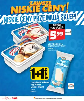 TOPAZ - gazetka promocyjna Nowa gazetka od czwartku, 28.05 od czwartku 28.05 do wtorku 02.06 - strona 20