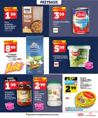TOPAZ - gazetka promocyjna Nowa gazetka od czwartku, 28.05 od czwartku 28.05 do wtorku 02.06 - strona 57