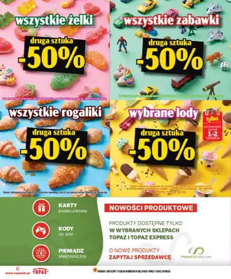 TOPAZ - gazetka promocyjna Nowa gazetka od czwartku, 28.05 od czwartku 28.05 do wtorku 02.06 - strona 6