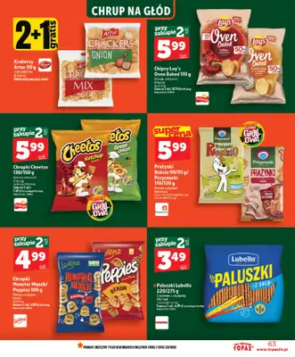 TOPAZ - gazetka promocyjna Nowa gazetka od czwartku, 28.05 od czwartku 28.05 do wtorku 02.06 - strona 63