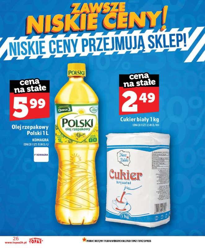 TOPAZ - gazetka promocyjna Nowa gazetka od czwartku, 28.05 od czwartku 28.05 do wtorku 02.06 - strona 26