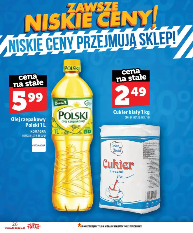 TOPAZ - gazetka promocyjna Nowa gazetka od czwartku, 28.05 od czwartku 28.05 do wtorku 02.06 - strona 26
