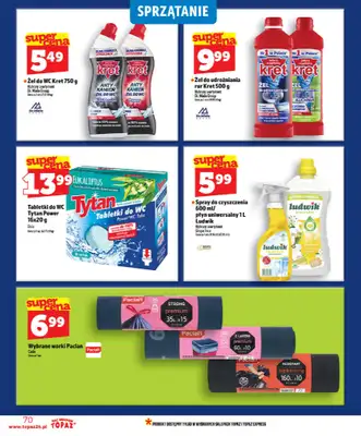 TOPAZ - gazetka promocyjna Nowa gazetka od czwartku, 28.05 od czwartku 28.05 do wtorku 02.06 - strona 70
