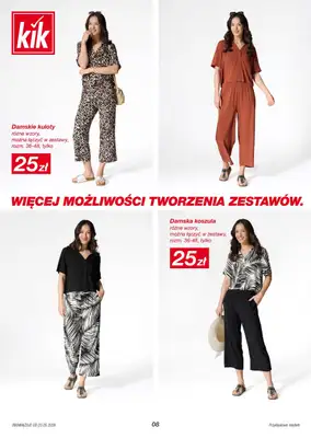 KiK - gazetka promocyjna Gazetka od poniedziałku 25.05 do niedzieli 31.05 - strona 8