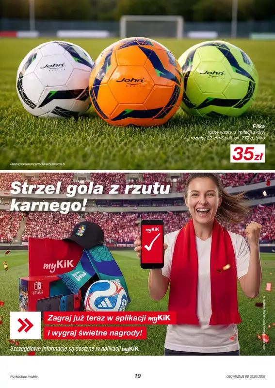 KiK - gazetka promocyjna Gazetka od poniedziałku 25.05 do niedzieli 31.05 - strona 19