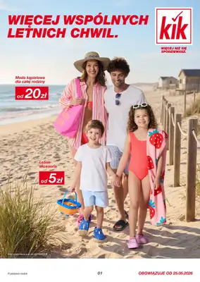 KiK - gazetka promocyjna Gazetka od poniedziałku 25.05 do niedzieli 31.05