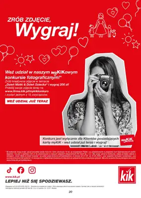 KiK - gazetka promocyjna Gazetka od poniedziałku 25.05 do niedzieli 31.05 - strona 20