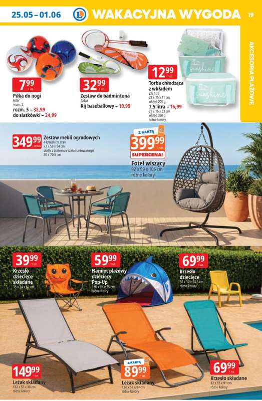 Leclerc - gazetka promocyjna Oferta E.Leclerc | Tanio to tu! od poniedziałku 25.05 do poniedziałku 01.06 - strona 19