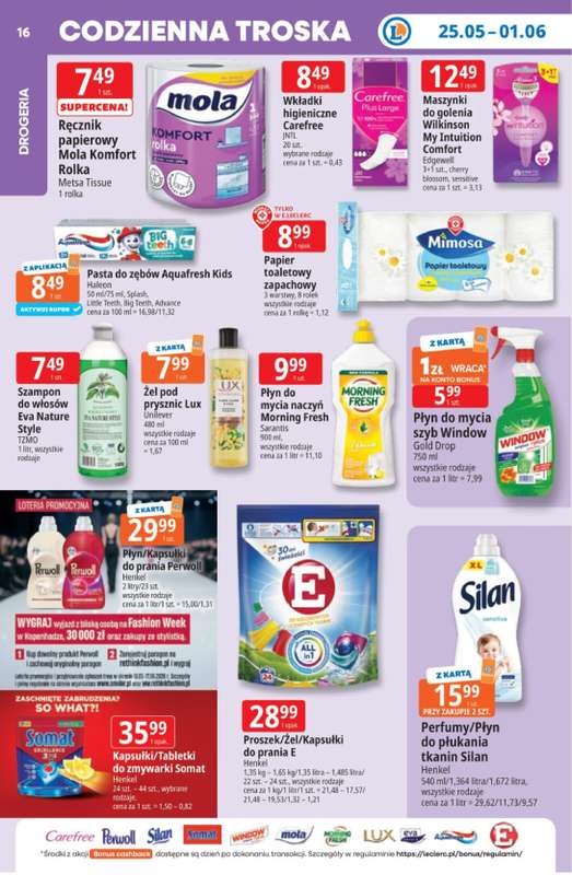Leclerc - gazetka promocyjna Oferta E.Leclerc | Tanio to tu! od poniedziałku 25.05 do poniedziałku 01.06 - strona 16