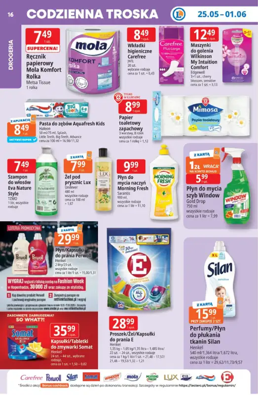 Leclerc - gazetka promocyjna Oferta E.Leclerc | Tanio to tu! od poniedziałku 25.05 do poniedziałku 01.06 - strona 16