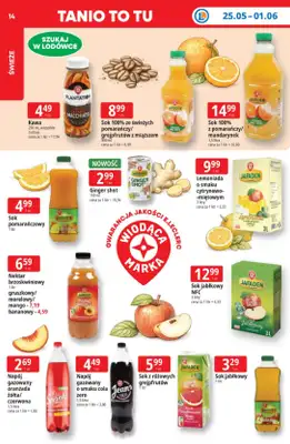 Leclerc - gazetka promocyjna Oferta E.Leclerc | Tanio to tu! od poniedziałku 25.05 do poniedziałku 01.06 - strona 14