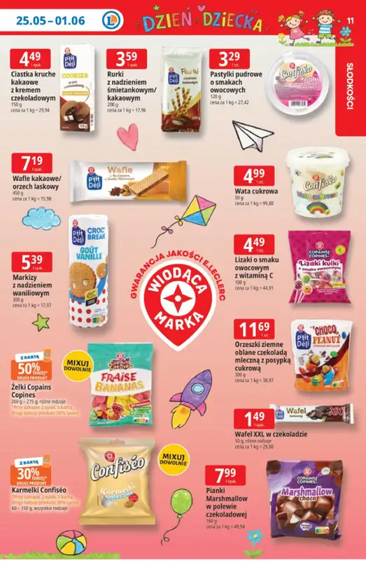 Leclerc - gazetka promocyjna Oferta E.Leclerc | Tanio to tu! od poniedziałku 25.05 do poniedziałku 01.06 - strona 11