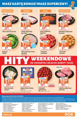Leclerc - gazetka promocyjna Oferta E.Leclerc | Tanio to tu! od poniedziałku 25.05 do poniedziałku 01.06 - strona 24
