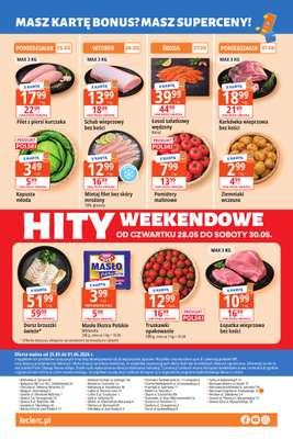 Leclerc - gazetka promocyjna Oferta E.Leclerc | Tanio to tu! od poniedziałku 25.05 do poniedziałku 01.06 - strona 24