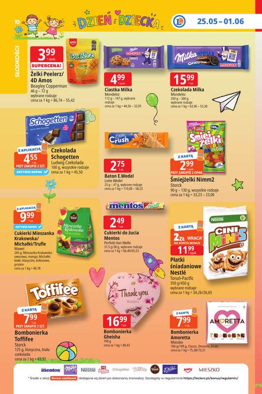 Leclerc - gazetka promocyjna Oferta E.Leclerc | Tanio to tu! od poniedziałku 25.05 do poniedziałku 01.06 - strona 10