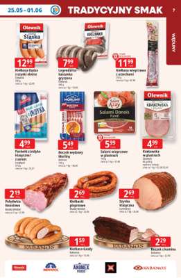 Leclerc - gazetka promocyjna Oferta E.Leclerc | Tanio to tu! od poniedziałku 25.05 do poniedziałku 01.06 - strona 7