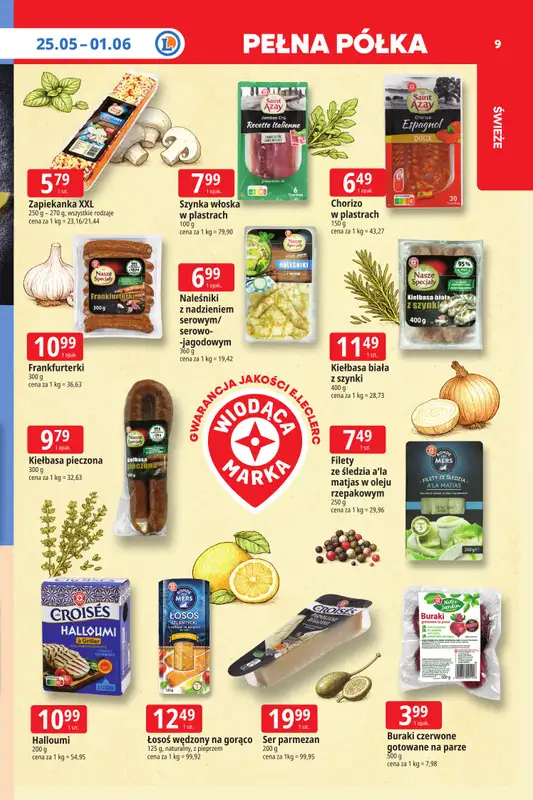 Leclerc - gazetka promocyjna Oferta E.Leclerc | Tanio to tu! od poniedziałku 25.05 do poniedziałku 01.06 - strona 9