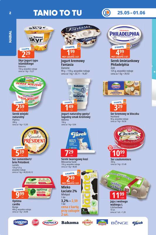 Leclerc - gazetka promocyjna Oferta E.Leclerc | Tanio to tu! od poniedziałku 25.05 do poniedziałku 01.06 - strona 2