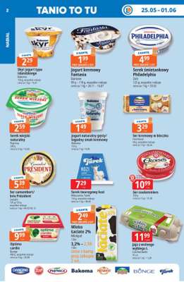 Leclerc - gazetka promocyjna Oferta E.Leclerc | Tanio to tu! od poniedziałku 25.05 do poniedziałku 01.06 - strona 2