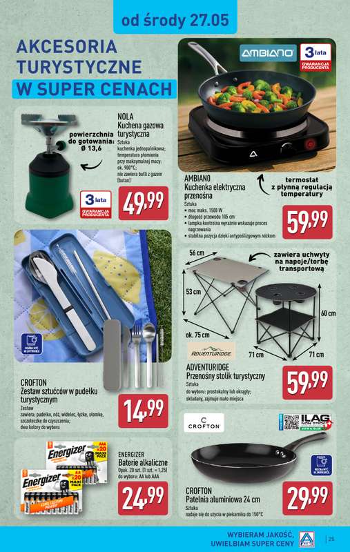 Aldi - gazetka promocyjna Pełny katalog! od poniedziałku 25.05 do soboty 30.05 - strona 25