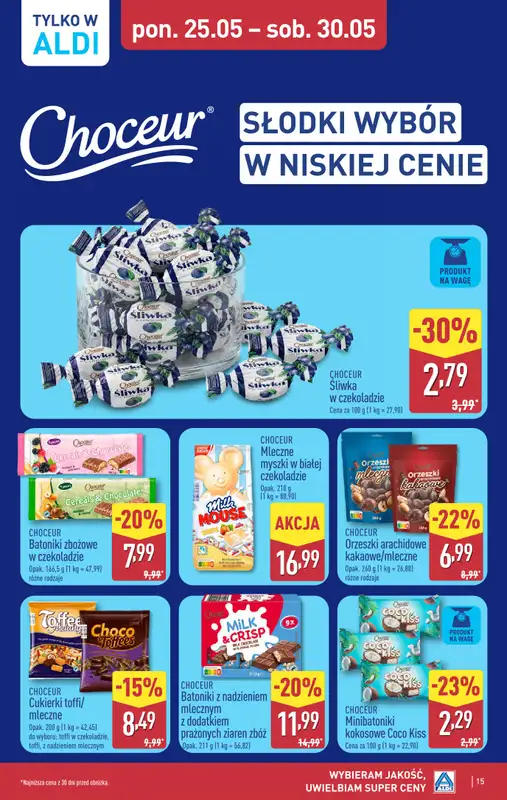 Aldi - gazetka promocyjna Pełny katalog! od poniedziałku 25.05 do soboty 30.05 - strona 15
