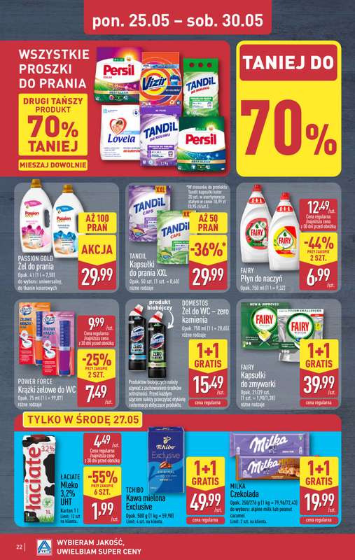 Aldi - gazetka promocyjna Pełny katalog! od poniedziałku 25.05 do soboty 30.05 - strona 22