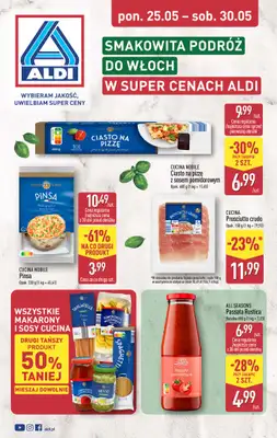 Aldi - gazetka promocyjna Podróż do Włochy w super cenach Aldi! od poniedziałku 25.05 do soboty 30.05
