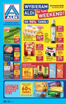 Aldi - gazetka promocyjna Weekend super cen w Aldi! od czwartku 28.05 do soboty 30.05