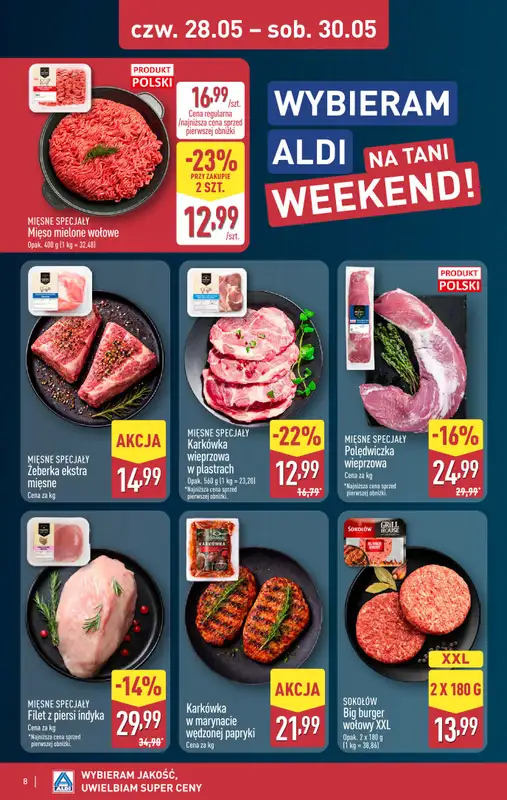 Aldi - gazetka promocyjna Weekend super cen w Aldi! od czwartku 28.05 do soboty 30.05 - strona 8