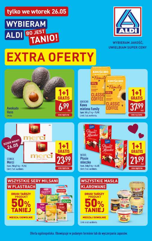 Aldi - gazetka promocyjna Extra oferty na wtorek! od wtorku 26.05 do wtorku 26.05