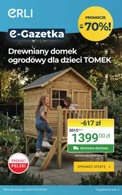 ERLI - gazetka promocyjna Prezenty na Dzień Dziecka taniej z ERLI! od poniedziałku 25.05 do niedzieli 31.05