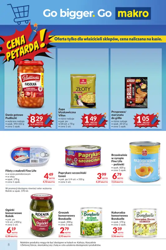Makro - gazetka promocyjna Mega oferty dla Twojego sklepu od wtorku 26.05 do poniedziałku 08.06 - strona 8