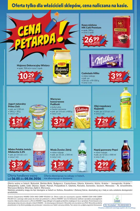 Makro - gazetka promocyjna Mega oferty dla Twojego sklepu od wtorku 26.05 do poniedziałku 08.06 - strona 20