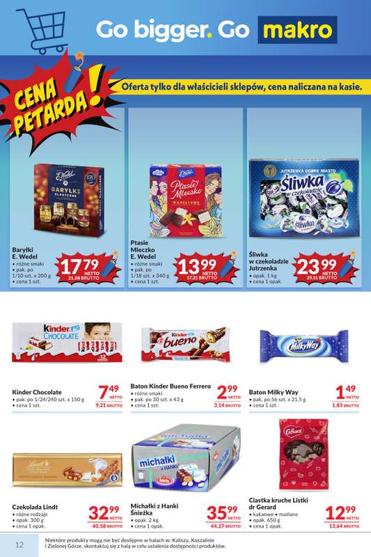 Makro - gazetka promocyjna Mega oferty dla Twojego sklepu od wtorku 26.05 do poniedziałku 08.06 - strona 12